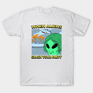 Alien Party Crasher meme T-Shirt